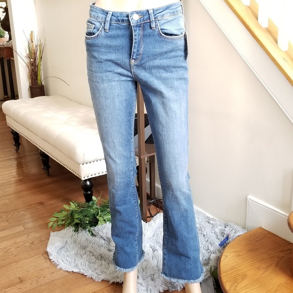 Free People Denim - 💚Free People Straight Crop Leg Denim Jeans 28